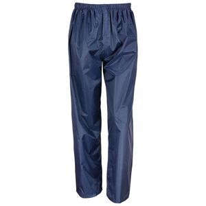 Result Core Unisex Adult Waterproof Over Trousers / Navy